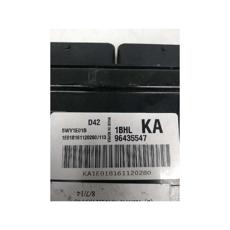 Recambio de centralita motor uce para chevrolet lacetti 1.4 cat referencia OEM IAM 5WY1E01B 96435547 D42 1BHL KA