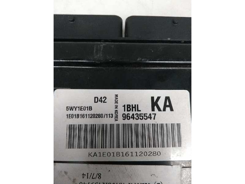 Recambio de centralita motor uce para chevrolet lacetti 1.4 cat referencia OEM IAM 5WY1E01B 96435547 D42 1BHL KA