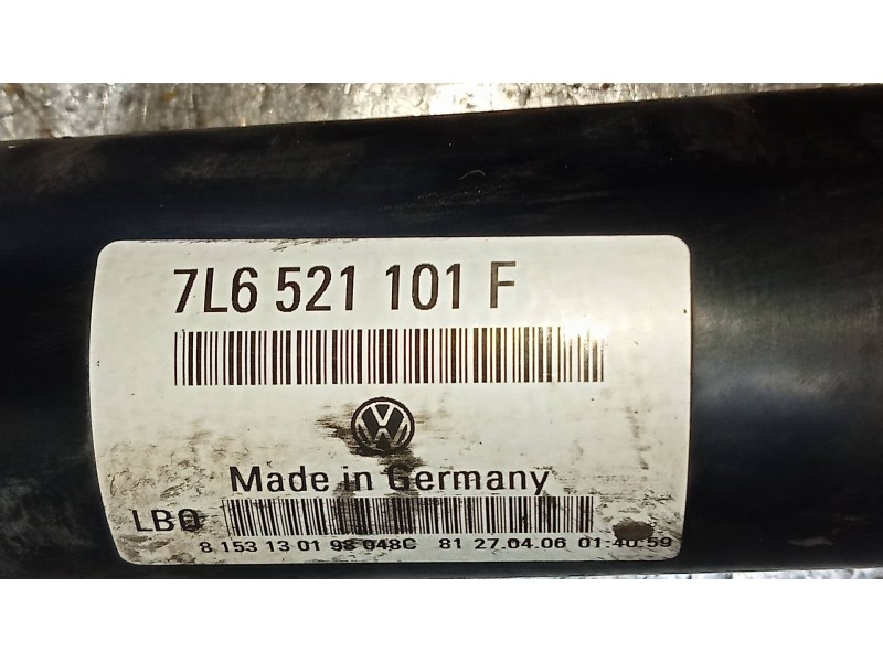 Recambio de transmision central delantera para audi q7 (4l) 3.0 tdi referencia OEM IAM 7L6251101F  