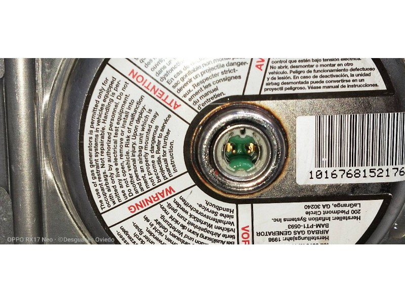 Recambio de airbag delantero izquierdo para audi a4 berlina (b5) 2.4 referencia OEM IAM   