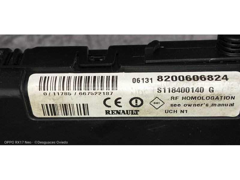 Recambio de modulo electronico para renault scenic ii authentique referencia OEM IAM 8200606824 S118400140G 