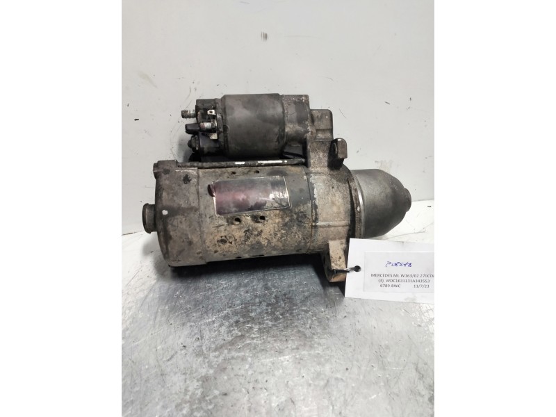 Recambio de motor arranque para mercedes clase m (w163) 270 cdi (163.113) referencia OEM IAM   