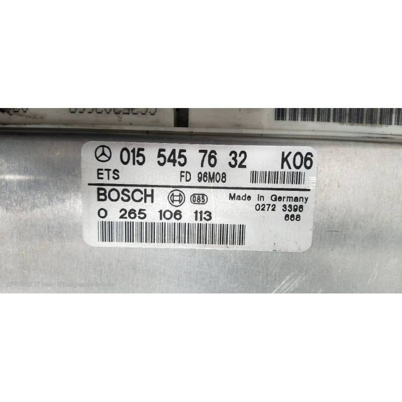 Recambio de centralita abs para mercedes clase e (w210) berlina diesel 300 diesel (210.020) referencia OEM IAM 0265106113 015545