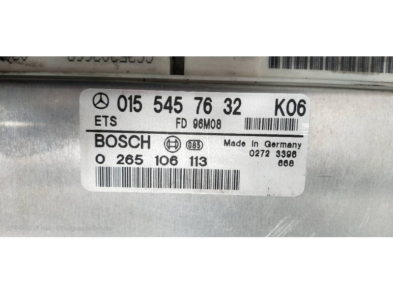 Recambio de centralita abs para mercedes clase e (w210) berlina diesel 300 diesel (210.020) referencia OEM IAM 0265106113 015545