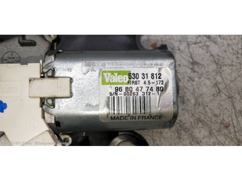 Recambio de motor limpia trasero para citroen c4 lim. exclusive referencia OEM IAM 9680477480 53031812 