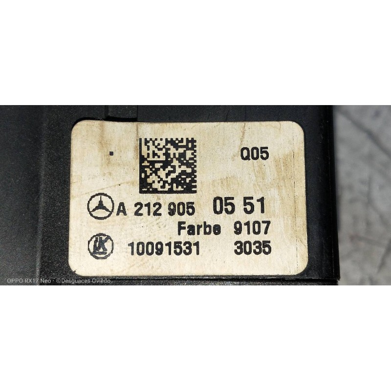 Recambio de mando luces para mercedes clase e (w212) lim. e 220 bluetec 4matic (212.011) referencia OEM IAM A2129050551  