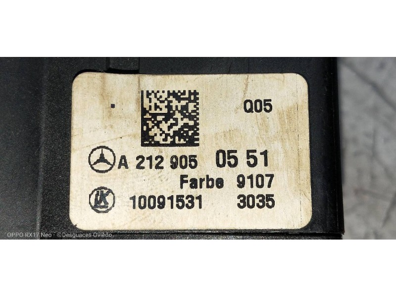 Recambio de mando luces para mercedes clase e (w212) lim. e 220 bluetec 4matic (212.011) referencia OEM IAM A2129050551  