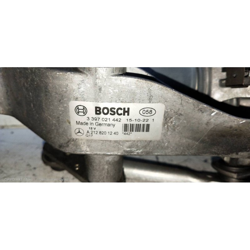 Recambio de motor limpia delantero para mercedes clase e (w212) lim. e 220 bluetec 4matic (212.011) referencia OEM IAM   