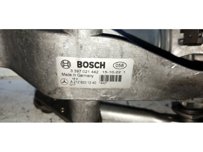 Recambio de motor limpia delantero para mercedes clase e (w212) lim. e 220 bluetec 4matic (212.011) referencia OEM IAM   