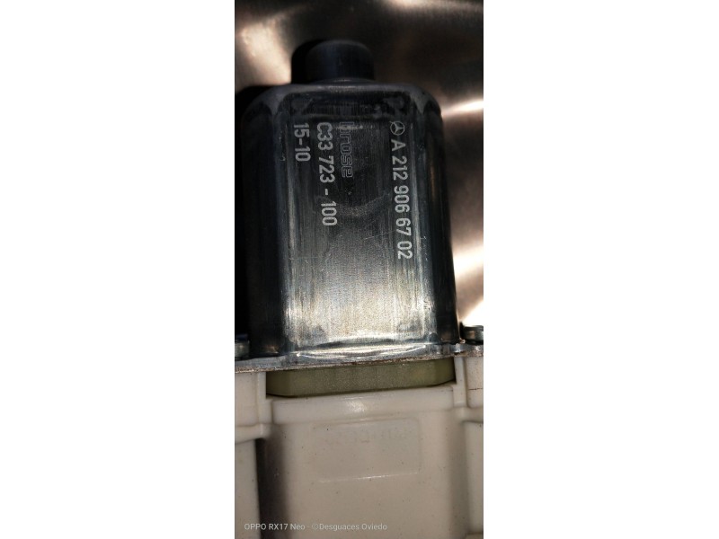 Recambio de elevalunas delantero derecho para mercedes clase e (w212) lim. e 220 bluetec 4matic (212.011) referencia OEM IAM A21