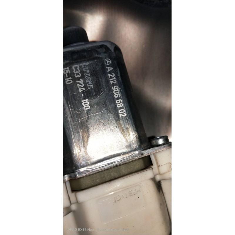 Recambio de elevalunas delantero izquierdo para mercedes clase e (w212) lim. e 220 bluetec 4matic (212.011) referencia OEM IAM A