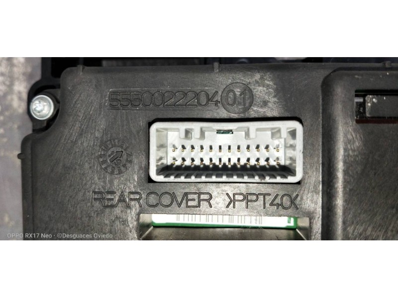 Recambio de pantalla multifuncion para renault zoe bose referencia OEM IAM 248101071R  