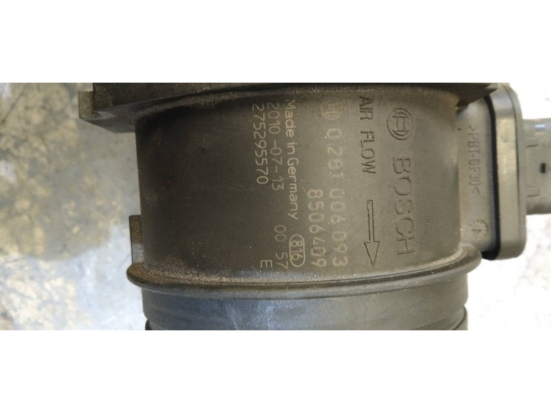 Recambio de caudalimetro para bmw serie 3 berlina (e90) 320d referencia OEM IAM 0281006093 8506409  Recambio de caudalimetro para bmw serie 3 berlina (e90) 320d referencia OEM IAM 0281006093 8506409