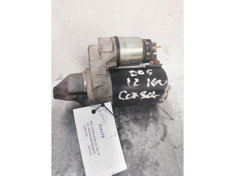 Recambio de motor arranque para opel corsa d corsavan referencia OEM IAM   