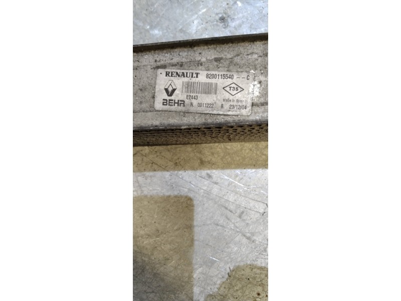 Recambio de intercooler para renault megane ii familiar authentique confort referencia OEM IAM   