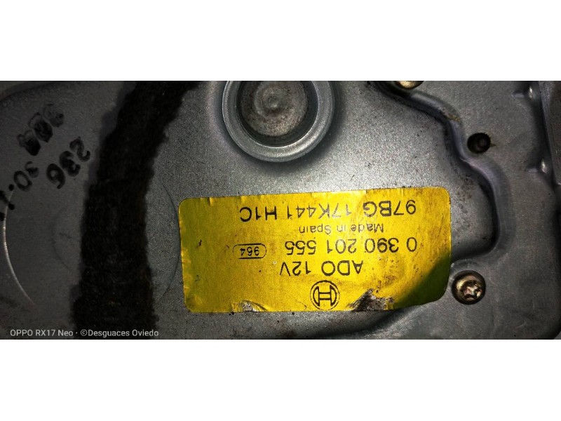 Recambio de motor limpia trasero para ford mondeo berlina (ge) referencia OEM IAM 0390201555 97BG17K441 