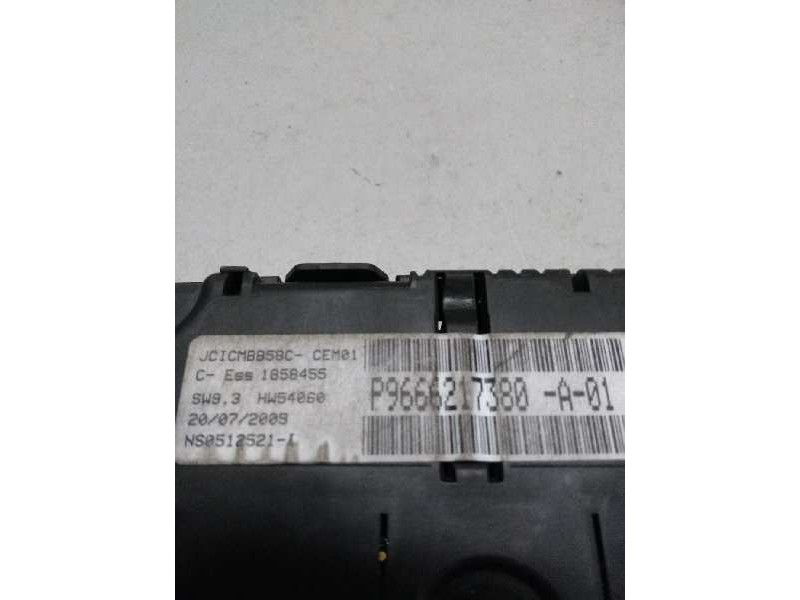 Recambio de cuadro instrumentos para citroen c4 picasso 1.6 16v referencia OEM IAM P9666217380 A01 1858455