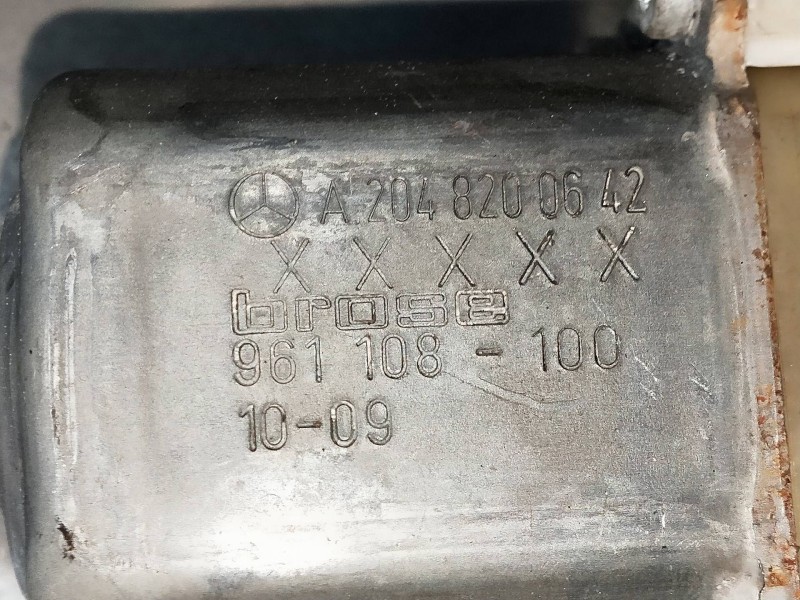 Recambio de elevalunas trasero derecho para mercedes clase c (w204) berlina c 220 cdi blueefficiency (204.002) referencia OEM IA