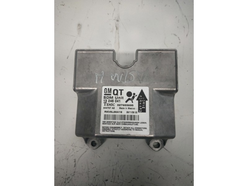 Recambio de centralita airbag para opel astra h berlina enjoy referencia OEM IAM 13246041 404737A2  Recambio de centralita airbag para opel astra h berlina enjoy referencia OEM IAM 13246041 404737A2