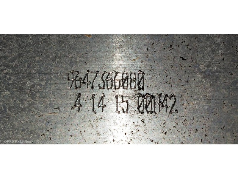 Recambio de refuerzo paragolpes trasero para peugeot 308 allure referencia OEM IAM 9647366080  