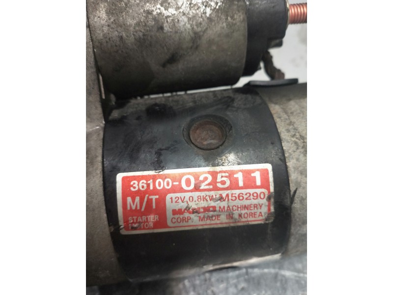 Recambio de motor arranque para hyundai atos (mx) gl referencia OEM IAM 3610002511  