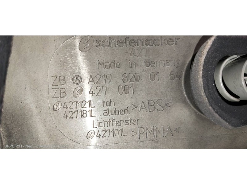 Recambio de piloto trasero izquierdo para mercedes clase cls (w219) 320 cdi (219.322) referencia OEM IAM A2198200164  