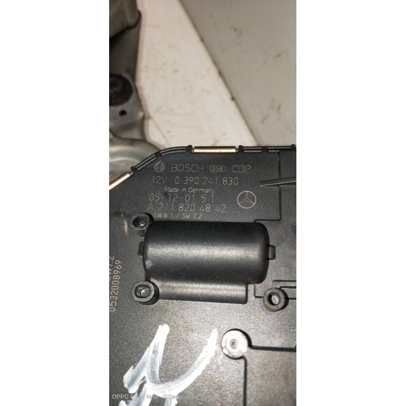 Recambio de motor limpia delantero para mercedes clase cls (w219) 320 cdi (219.322) referencia OEM IAM A2118204842 0390241830 21