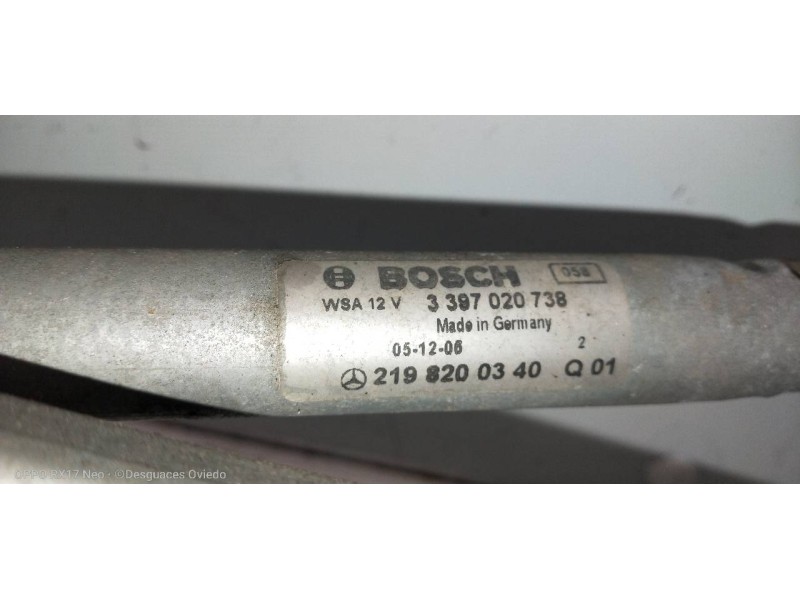 Recambio de motor limpia delantero para mercedes clase cls (w219) 320 cdi (219.322) referencia OEM IAM A2118204842 0390241830 21