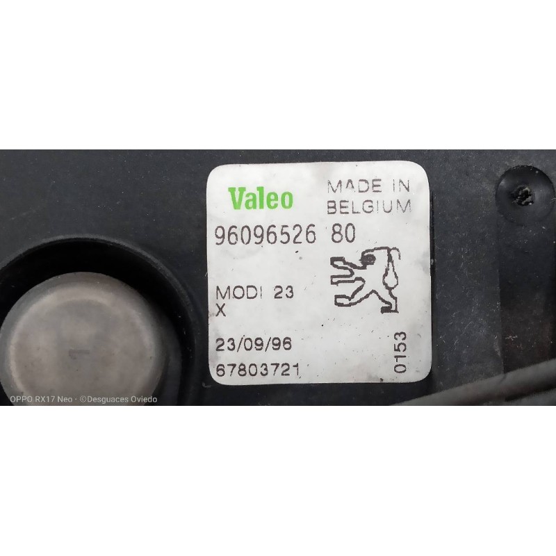 Recambio de faro antiniebla izquierdo para peugeot 306 berlina 3/4/5 puertas (s2) xs referencia OEM IAM   