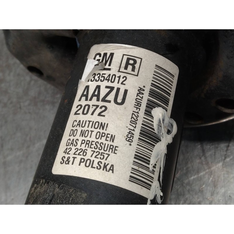 Recambio de amortiguador delantero derecho para opel astra j lim. sportive referencia OEM IAM 13354012 422267257 