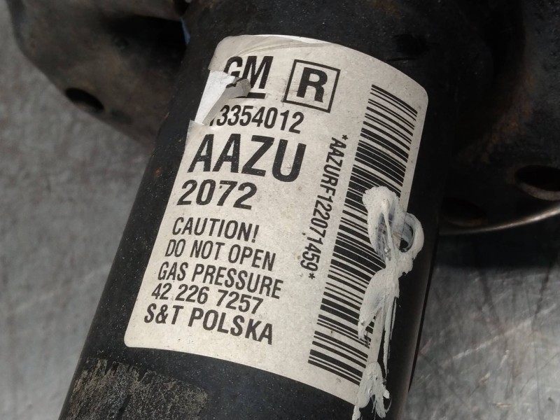 Recambio de amortiguador delantero derecho para opel astra j lim. sportive referencia OEM IAM 13354012 422267257 