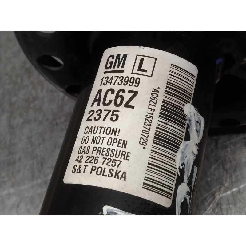 Recambio de amortiguador delantero izquierdo para opel astra j lim. sportive referencia OEM IAM 13473999 422267257 