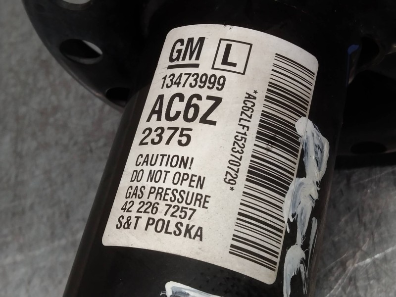 Recambio de amortiguador delantero izquierdo para opel astra j lim. sportive referencia OEM IAM 13473999 422267257 