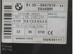Recambio de modulo electronico para bmw serie 5 berlina (e60) 530d referencia OEM IAM 5WK49111 61356947919  2