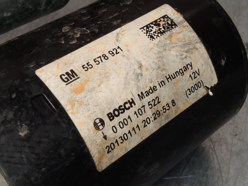 Recambio de motor arranque para opel astra j lim. sportive referencia OEM IAM 0001107522 55578921 