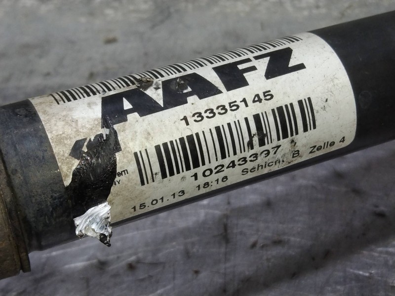 Recambio de transmision delantera izquierda para opel astra j lim. sportive referencia OEM IAM 13335145  