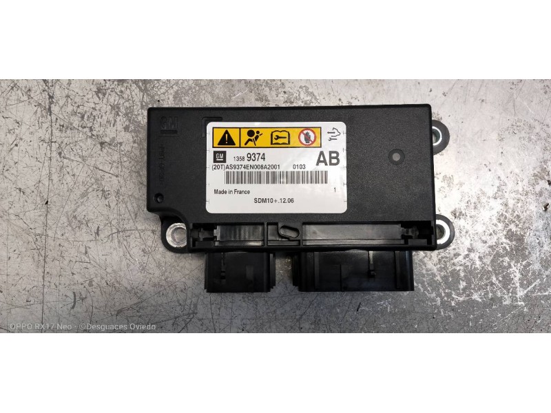 Recambio de centralita airbag para opel astra j lim. sportive referencia OEM IAM 13589374  