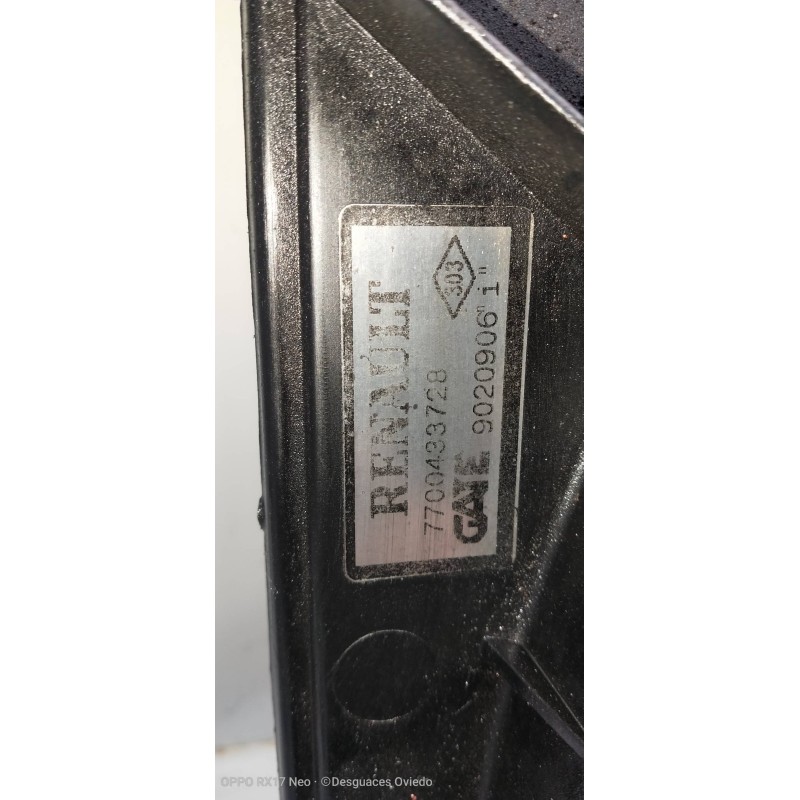 Recambio de electroventilador para renault megane i fase 2 gandtour (ka..) 1.9 dti century referencia OEM IAM 7700433728  