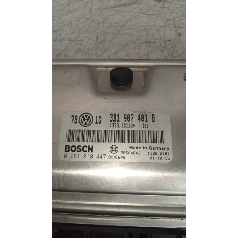 Recambio de centralita motor uce para volkswagen passat berlina (3b3) v6 tdi executive referencia OEM IAM 0281010447 3B1907401B 