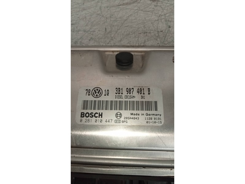 Recambio de centralita motor uce para volkswagen passat berlina (3b3) v6 tdi executive referencia OEM IAM 0281010447 3B1907401B 