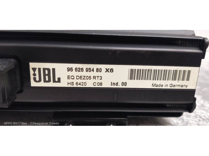 Recambio de modulo electronico para citroen c6 básico referencia OEM IAM 9662695480  
