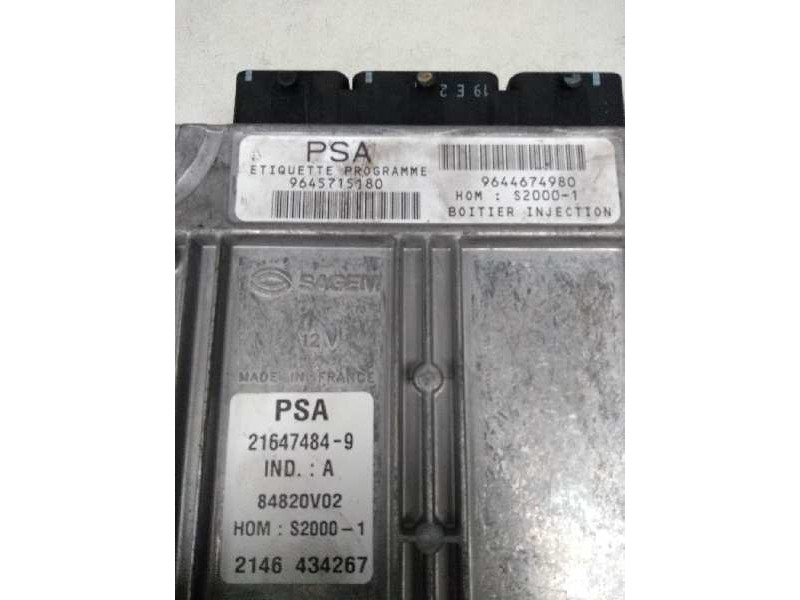 Recambio de centralita motor uce para citroen c5 berlina 1.8 cat (6fz / ew7j4) referencia OEM IAM 9645715180 9644674980 21647484 Recambio de centralita motor uce para citroen c5 berlina 1.8 cat (6fz / ew7j4) referencia OEM IAM 9645715180 9644674980 21647484