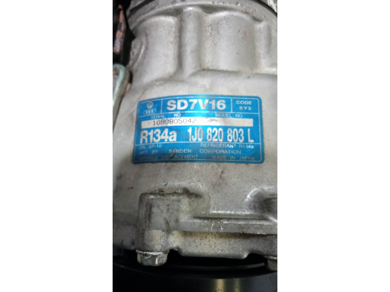 Recambio de compresor aire acondicionado para ford galaxy (vy) ambiente referencia OEM IAM 1J0820803L  