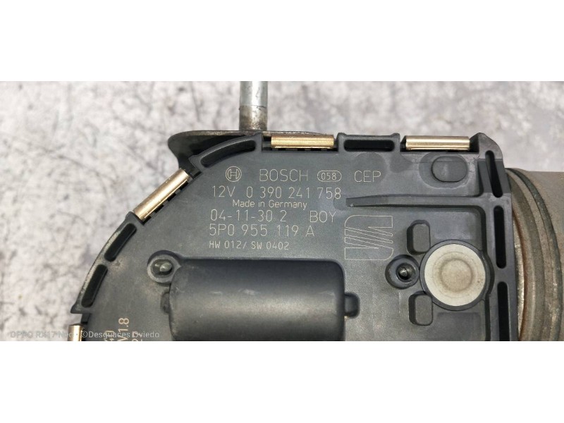 Recambio de motor limpia delantero para seat altea (5p1) reference referencia OEM IAM 0390241738 5P0955119A 