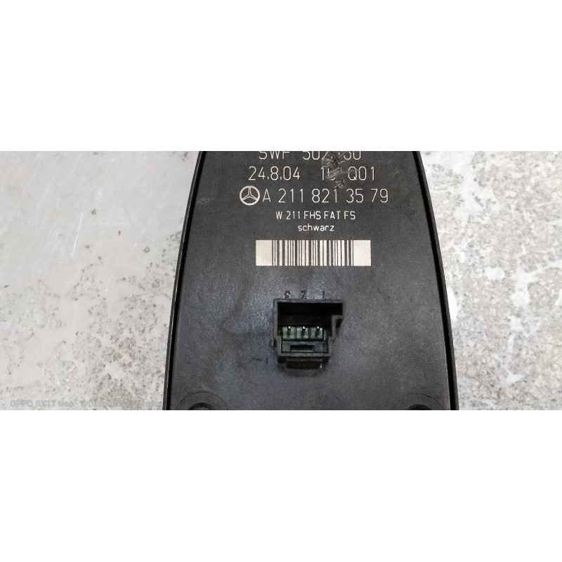 Recambio de mando elevalunas delantero izquierdo para mercedes clase e (w211) berlina e 220 cdi (211.006) referencia OEM IAM A21