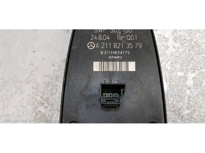 Recambio de mando elevalunas delantero izquierdo para mercedes clase e (w211) berlina e 220 cdi (211.006) referencia OEM IAM A21