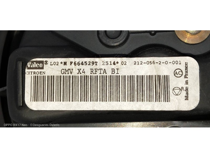 Recambio de motor calefaccion para citroen c5 berlina 2.0 hdi sx referencia OEM IAM F664529T  