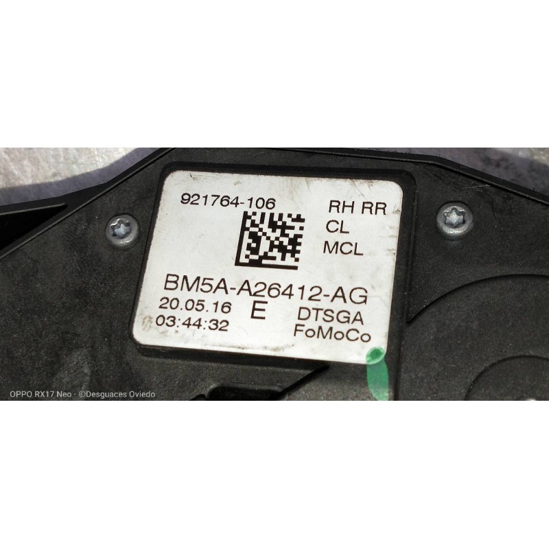 Recambio de motor cierre centralizado trasero derecho para ford focus lim. business referencia OEM IAM BM5AA26412AG  5P