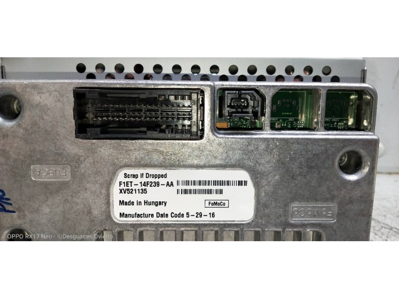 Recambio de pantalla multifuncion para ford focus lim. business referencia OEM IAM F1ET14F239AA  