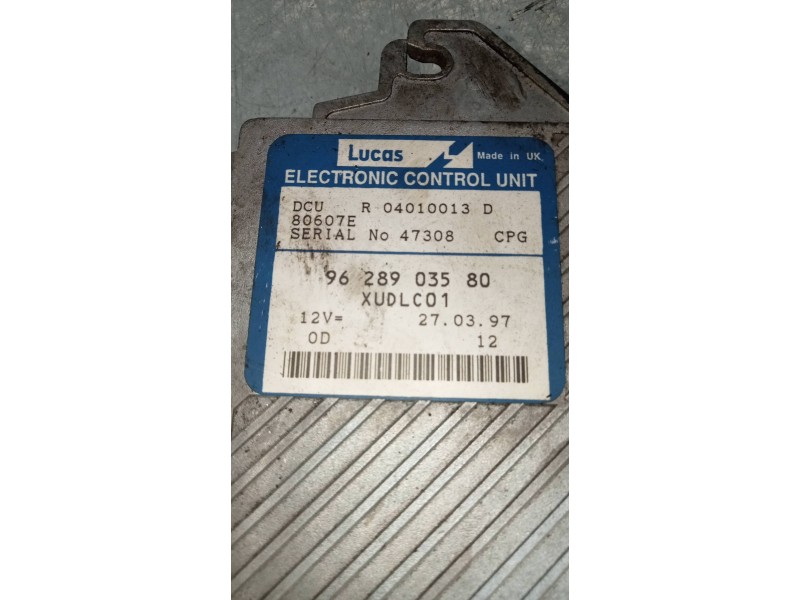 Recambio de centralita motor uce para peugeot 806 srdt referencia OEM IAM 9628903580  